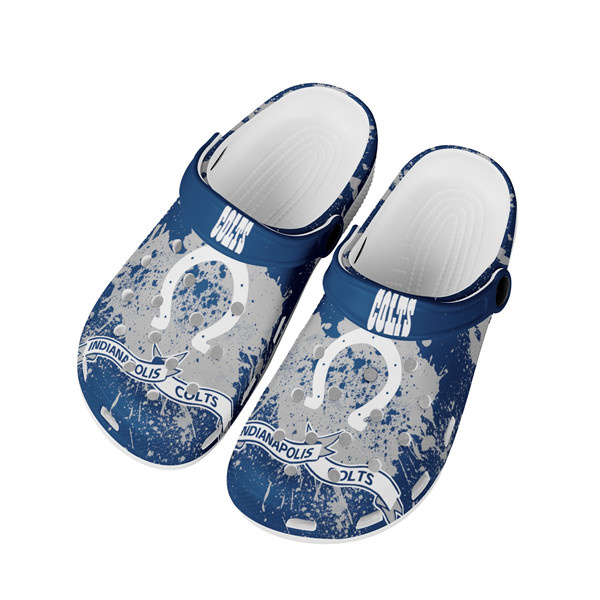 Men's Indianapolis Colts Bayaband Clog Shoes 002