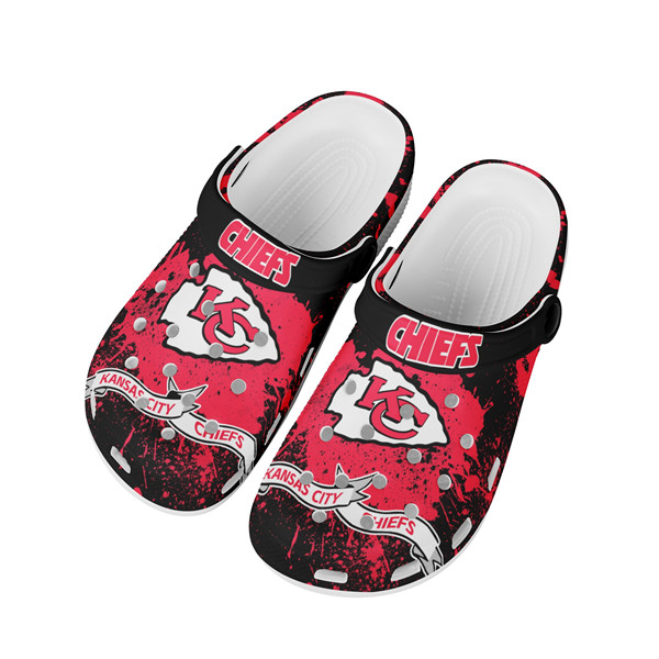 Men's Kansas City Chiefs Bayaband Clog Shoes 003