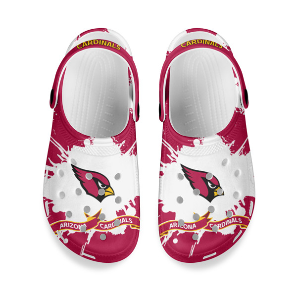 Men's Arizona Cardinals Bayaband Clog Shoes 001 - Click Image to Close