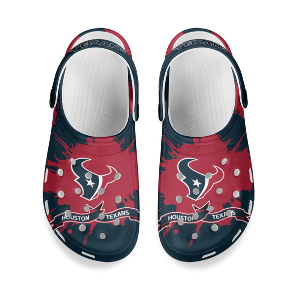 Men's Houston Texans Bayaband Clog Shoes 001