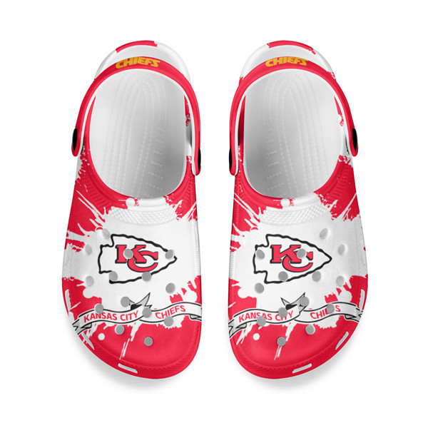 Women's Kansas City Chiefs Bayaband Clog Shoes 002