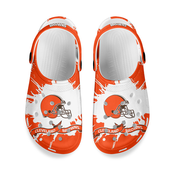 Men's Cleveland Browns Bayaband Clog Shoes 001