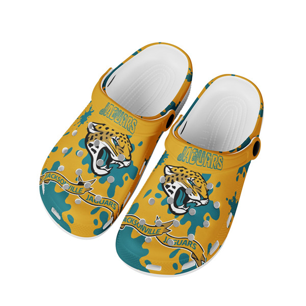 Men's Jacksonville Jaguars Bayaband Clog Shoes 003