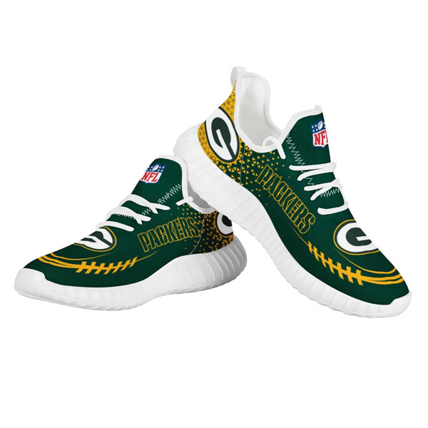 Women's NFL Green Bay Packers Lightweight Running Shoes 017