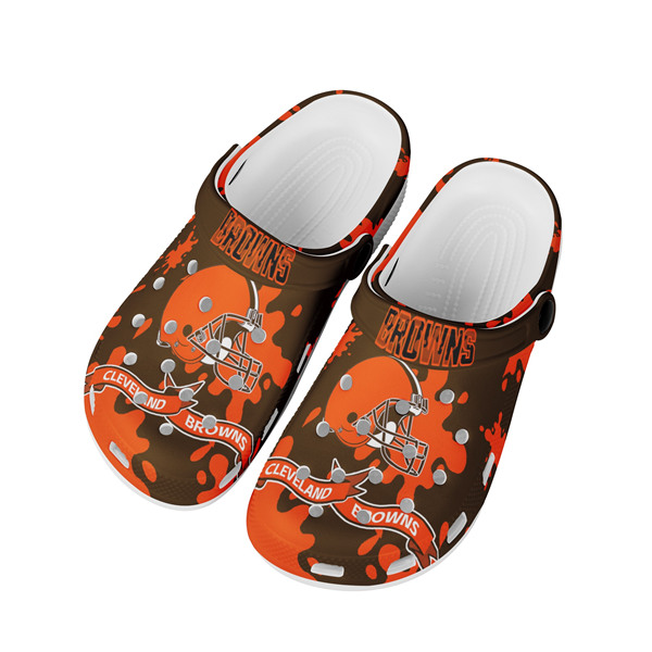 Men's Cleveland Browns Bayaband Clog Shoes 003