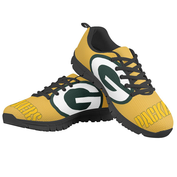 Women's NFL Green Bay Packers Lightweight Running Shoes 010 - Click Image to Close