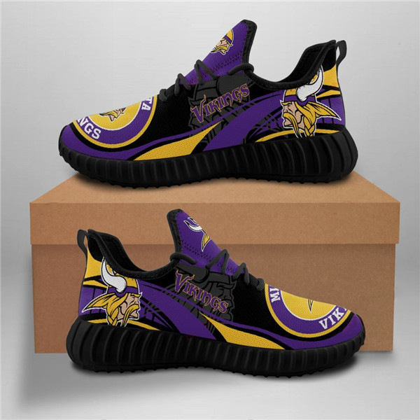 Men's NFL Minnesota Vikings Lightweight Running Shoes 017