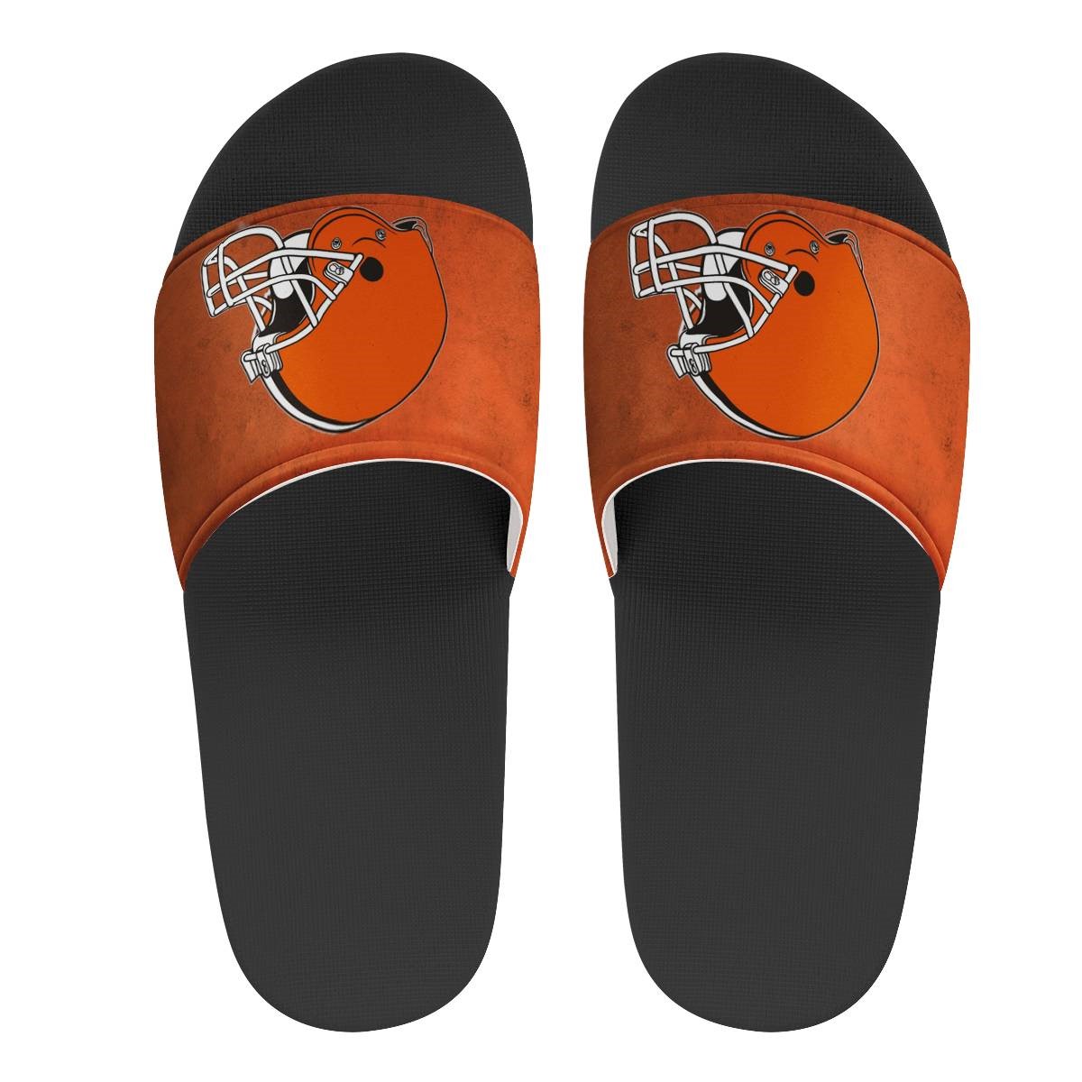 Youth Cleveland Browns Flip Flops 001 - Click Image to Close