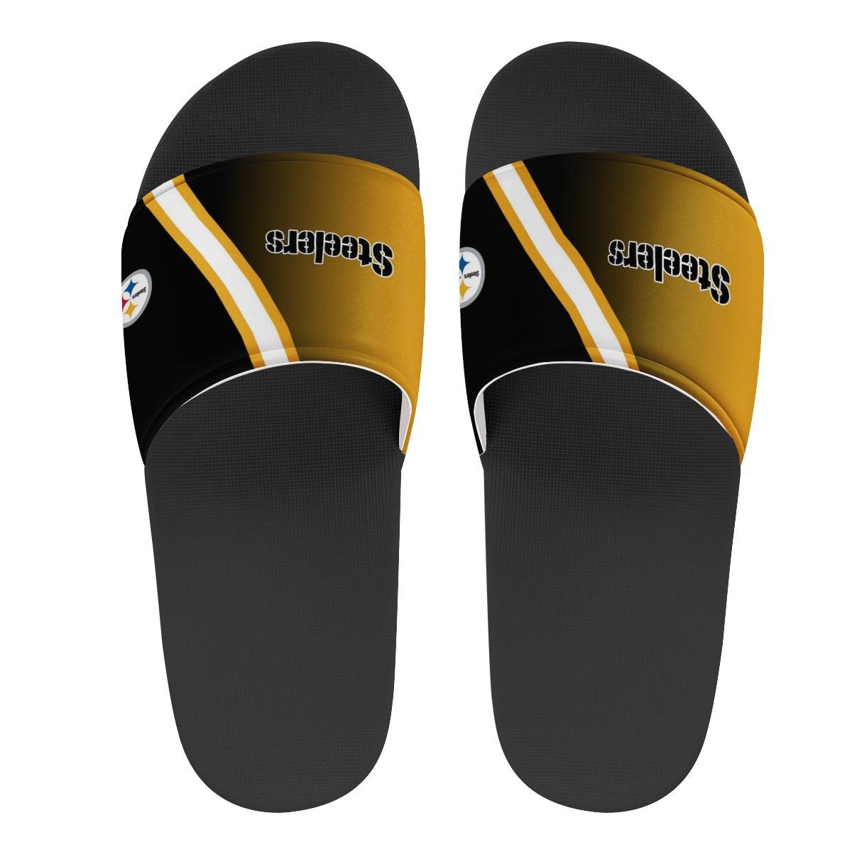 Men's Pittsburgh Steelers Flip Flops 004