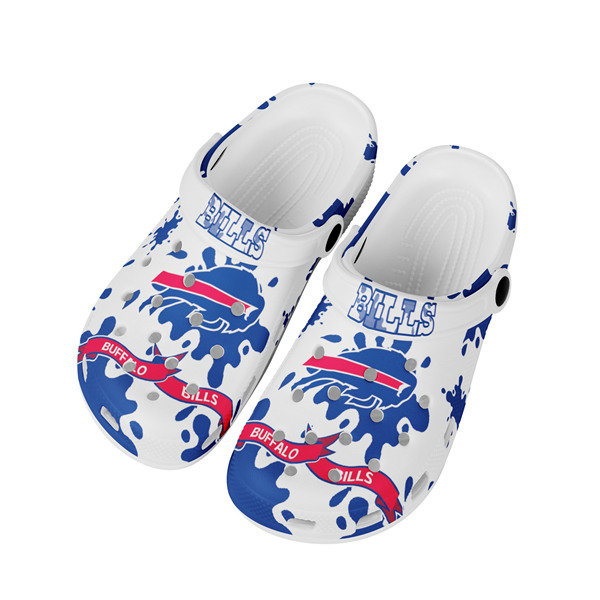 Women's Buffalo Bills Bayaband Clog Shoes 003