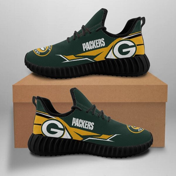 Men's NFL Green Bay Packers Lightweight Running Shoes 013