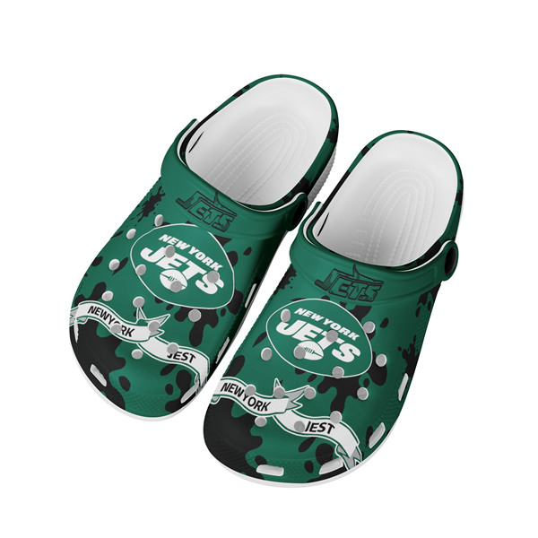 Women's New York Jets Bayaband Clog Shoes 003