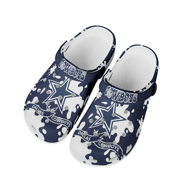 Men's Dallas Cowboys Bayaband Clog Shoes 003