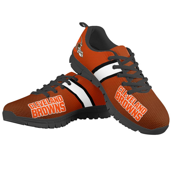 Women's NFL Cleveland Browns Lightweight Running Shoes 007 - Click Image to Close