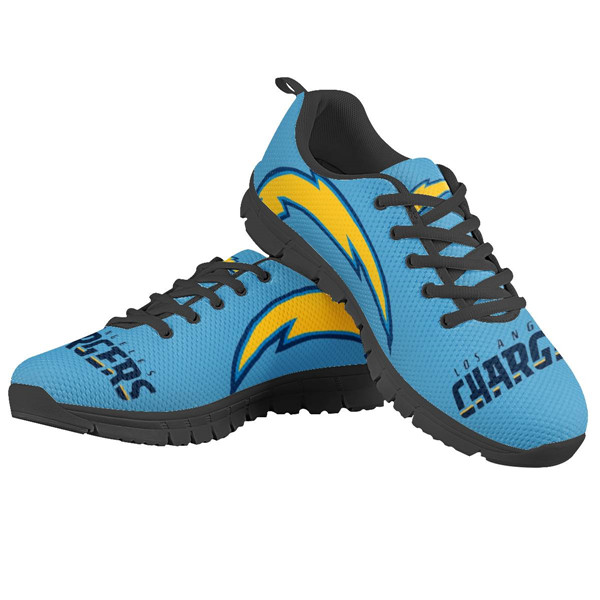 Women's NFL Los Angeles Chargers Lightweight Running Shoes 010