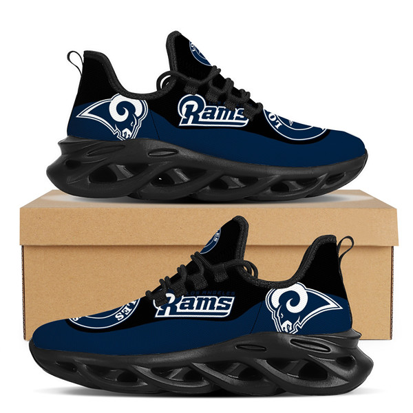 Men's Los Angeles Rams Flex Control Sneakers 001 - Click Image to Close