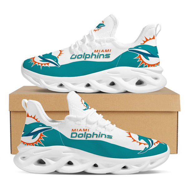 Men's Miami Dolphins Flex Control Sneakers 002 - Click Image to Close