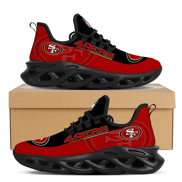 Women's San Francisco 49ers Flex Control Sneakers 003 - Click Image to Close