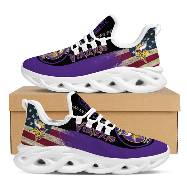 Women's Minnesota Vikings Flex Control Sneakers 004