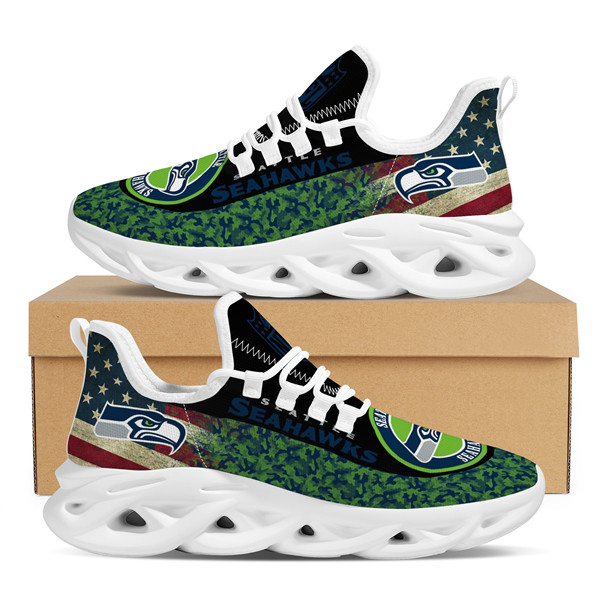 Women's Seattle Seahawks Flex Control Sneakers 006 - Click Image to Close