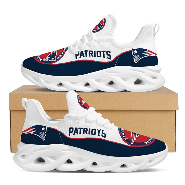 Men's New England Patriots Flex Control Sneakers 002