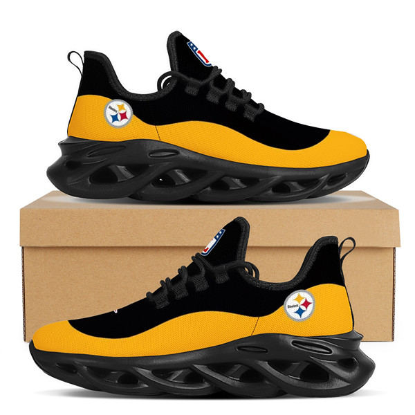 Men's Pittsburgh Steelers Flex Control Sneakers 007 - Click Image to Close