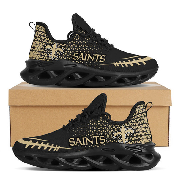 Women's New Orleans Saints Flex Control Sneakers 010 - Click Image to Close