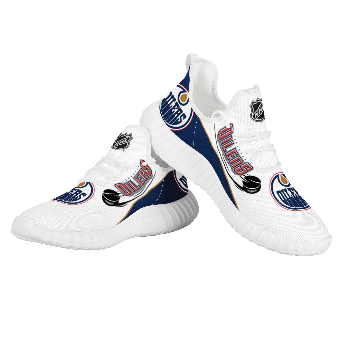 Women's NHL Edmonton Oilers Lightweight Running Shoes 001