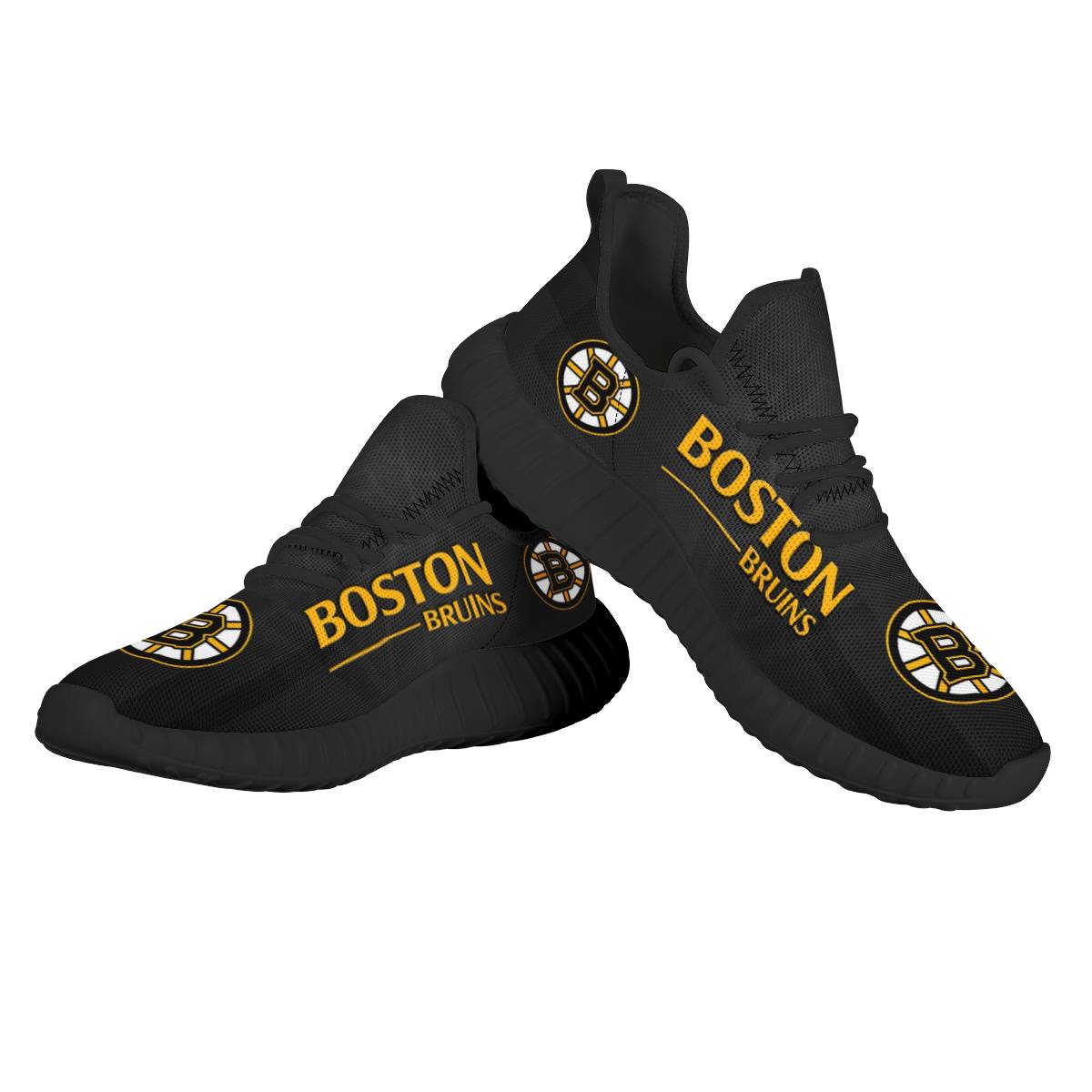 Men's NHL Boston Bruins Lightweight Running Shoes 001 - Click Image to Close