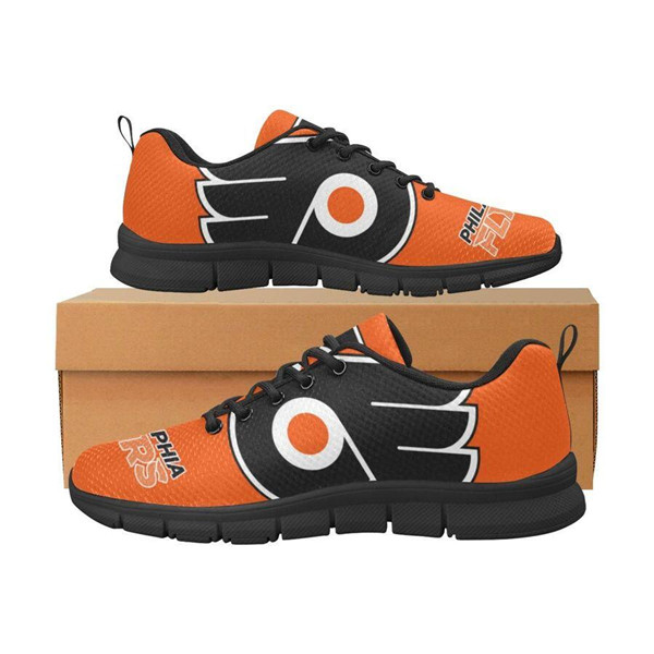 Women's NHL Philadelphia Flyers Lightweight Running Shoes 003