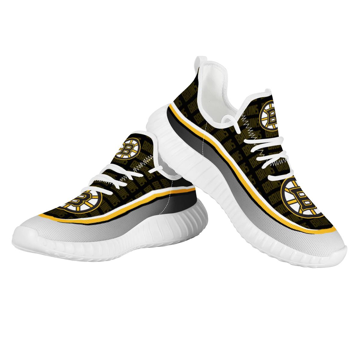 Men's NHL Boston Bruins Lightweight Running Shoes 002