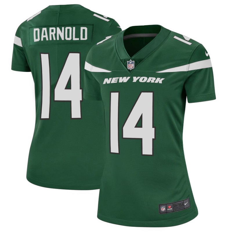 Women's New York Jets #14 Sam Darnold Green Vapor Untouchable Limited Stitched NFL Jersey