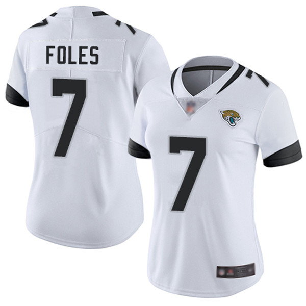 Women's Jaguars#7 Nick Foles White Vapor Untouchable Limited Stitched NFL Jersey