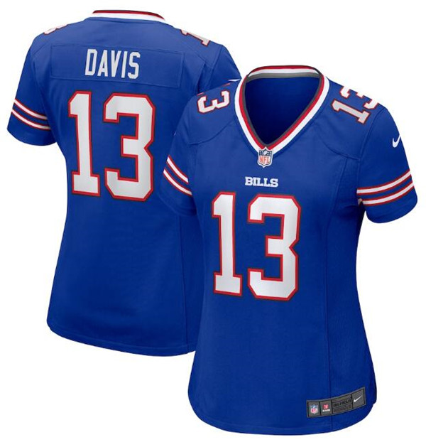 Women's Buffalo Bills #13 Gabriel Davis Blue Vapor Untouchable Limited Stitched Football Jersey(Run Small)