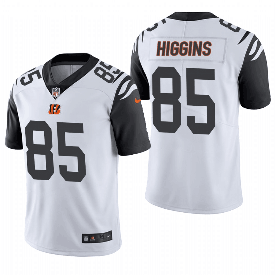 Women's Cincinnati Bengals #85 Tee Higgins White Vapor Untouchable Limited Stitched Jersey(Run Small)