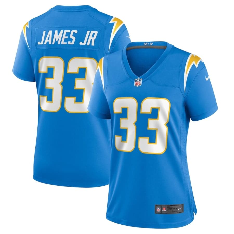 Women's Chargers #33 Derwin James 2020 Blue Stitched NFL Jersey - Click Image to Close