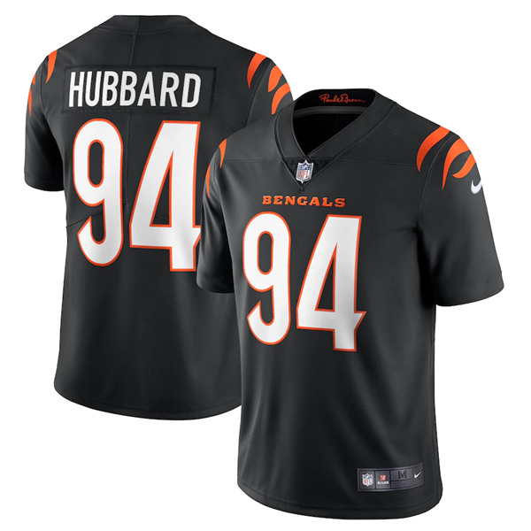 Women's Cincinnati Bengals #94 Sam Hubbard 2021 Black Vapor Limited Stitched NFL Jersey (Run Smaller) - Click Image to Close