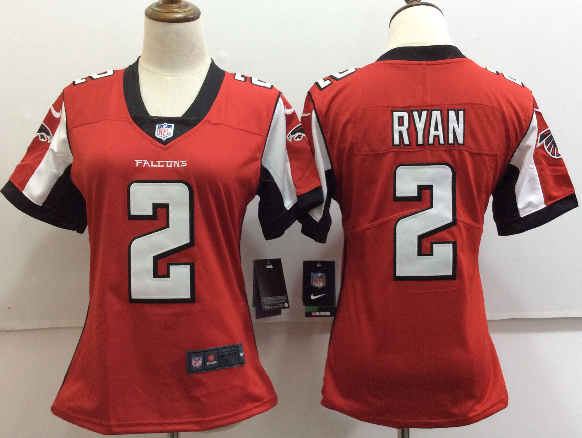 Women's Nike Atlanta Falcons #2 Matt Ryan Red Untouchable Limited Stitched NFL Jersey