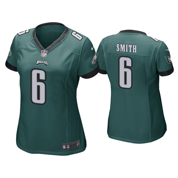 Women's Philadelphia Eagles #6 DeVonta Smith Green Vapor Untouchable Limited Stitched Football Jersey(Run Small)