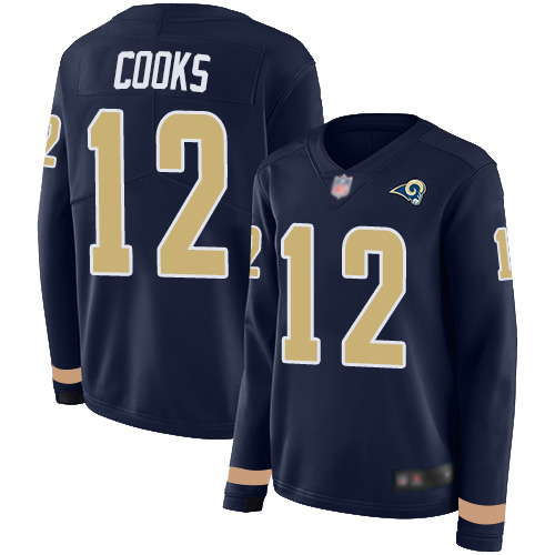 Women's Rams ACTIVE PLAYER Long sleeves Custom Stitched NFL Jersey - Click Image to Close