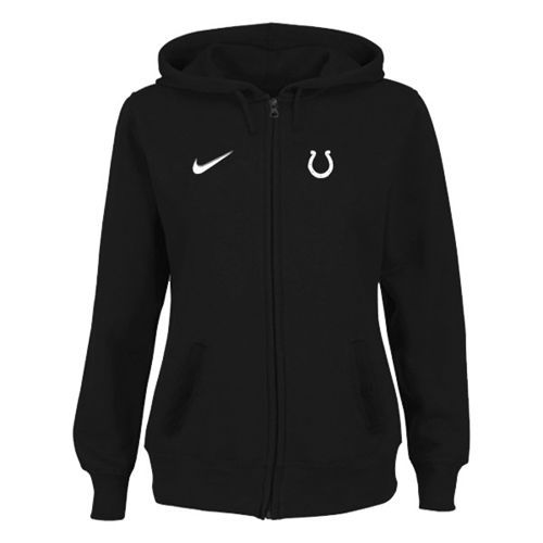 Women's Indianapolis Colts Stadium Rally Full Zip Hoodie Black