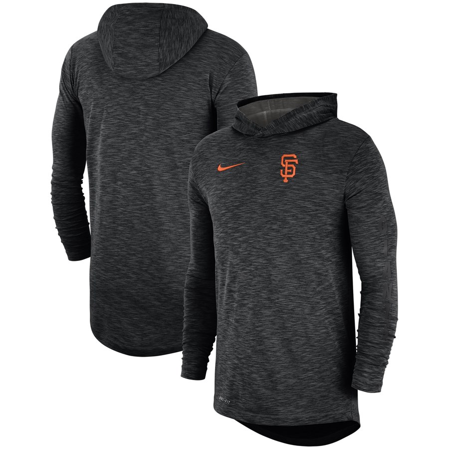 San Francisco Giants Nike Performance Slub Pullover Hoodie Black