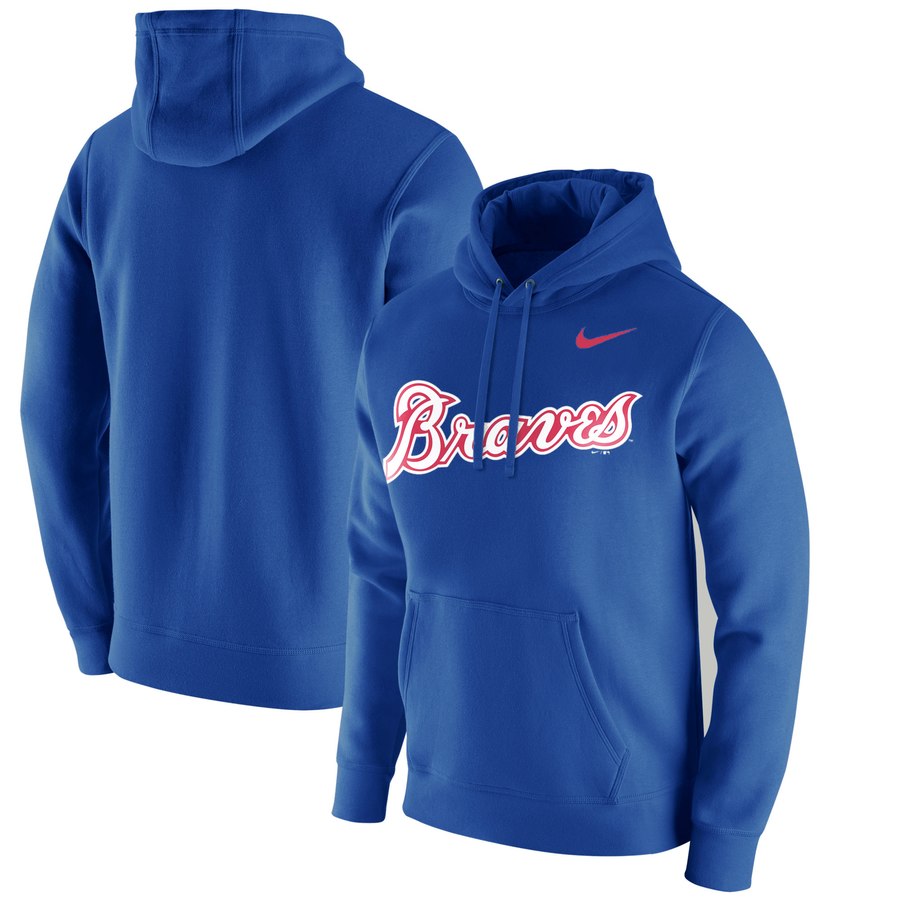 Atlanta Braves Nike Franchise Hoodie Royal