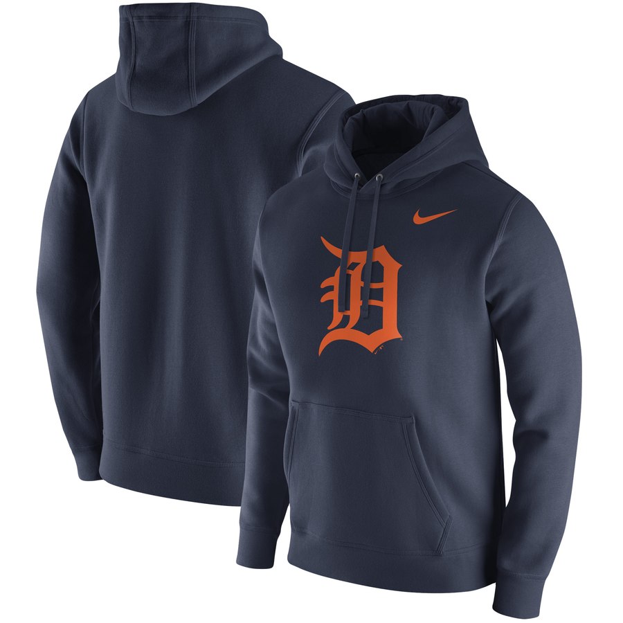 Detroit Tigers Nike Franchise Hoodie Navy - Click Image to Close