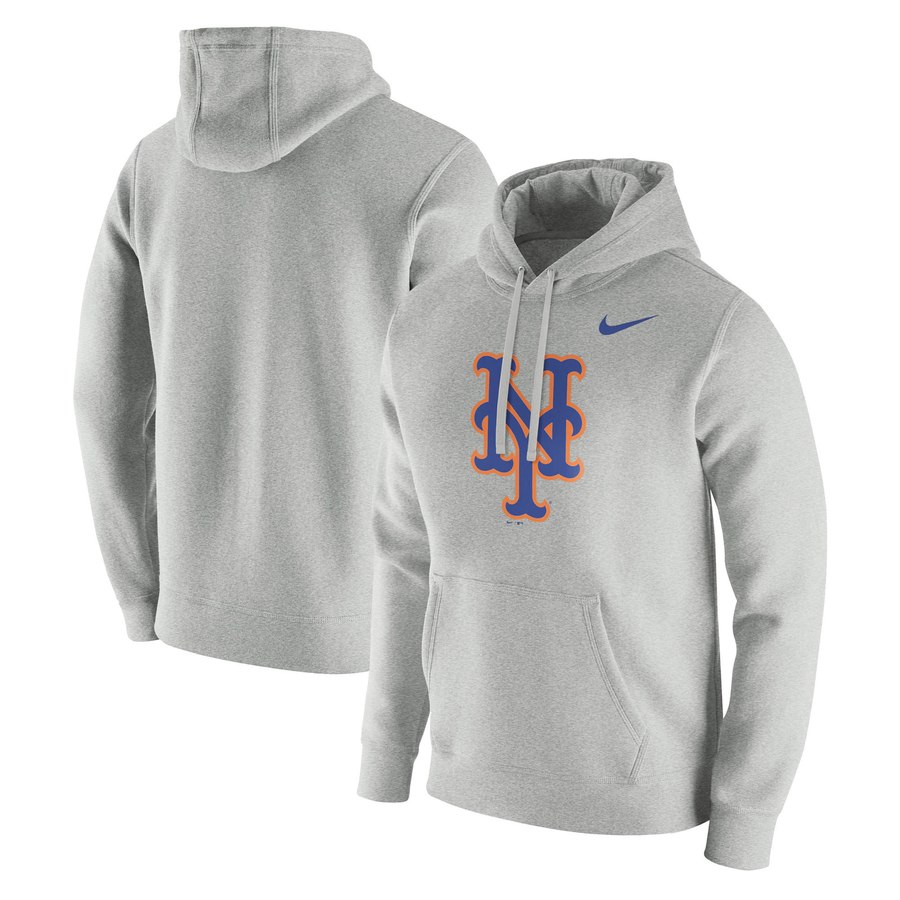 New York Mets Nike Franchise Hoodie Gray