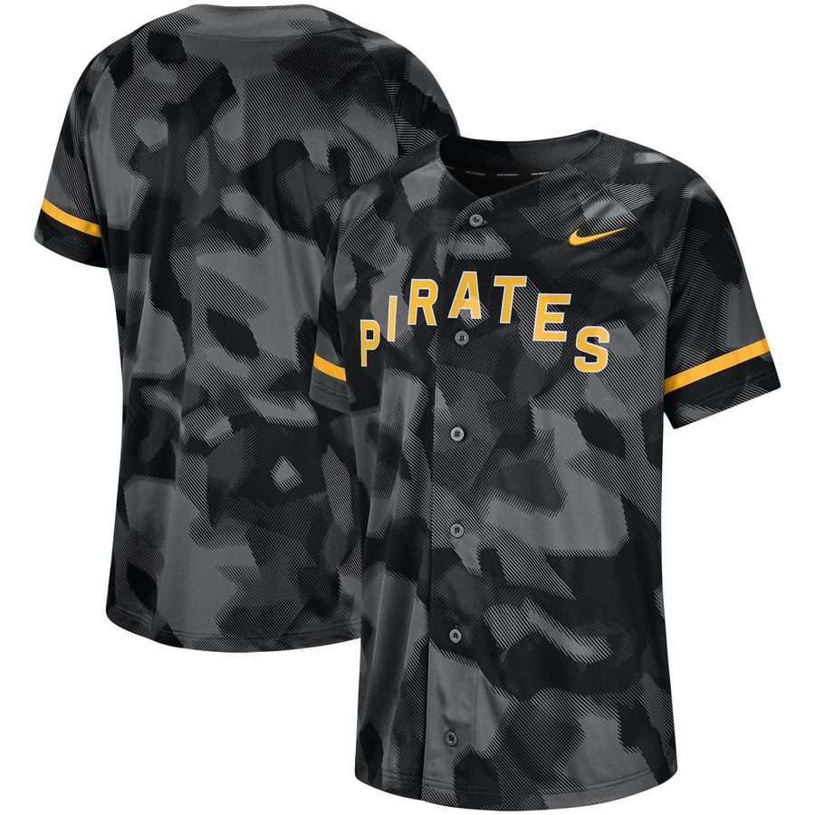 Pittsburgh Pirates Nike Camo Jersey Black