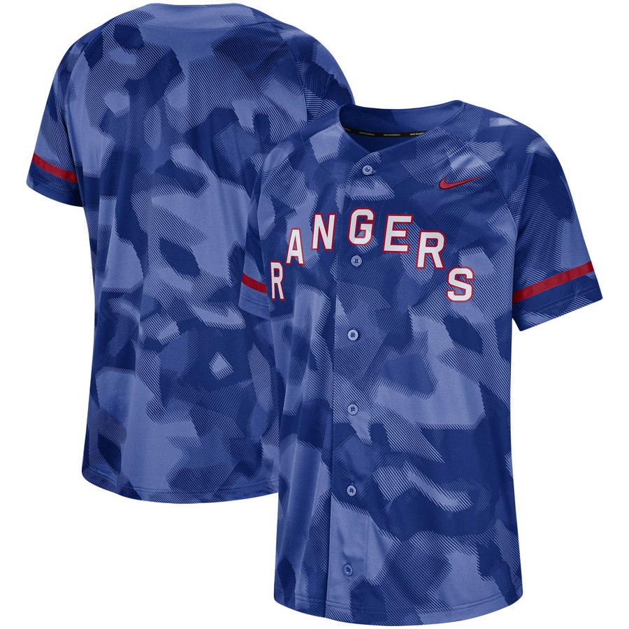 Texas Rangers Nike Camo Jersey Royal