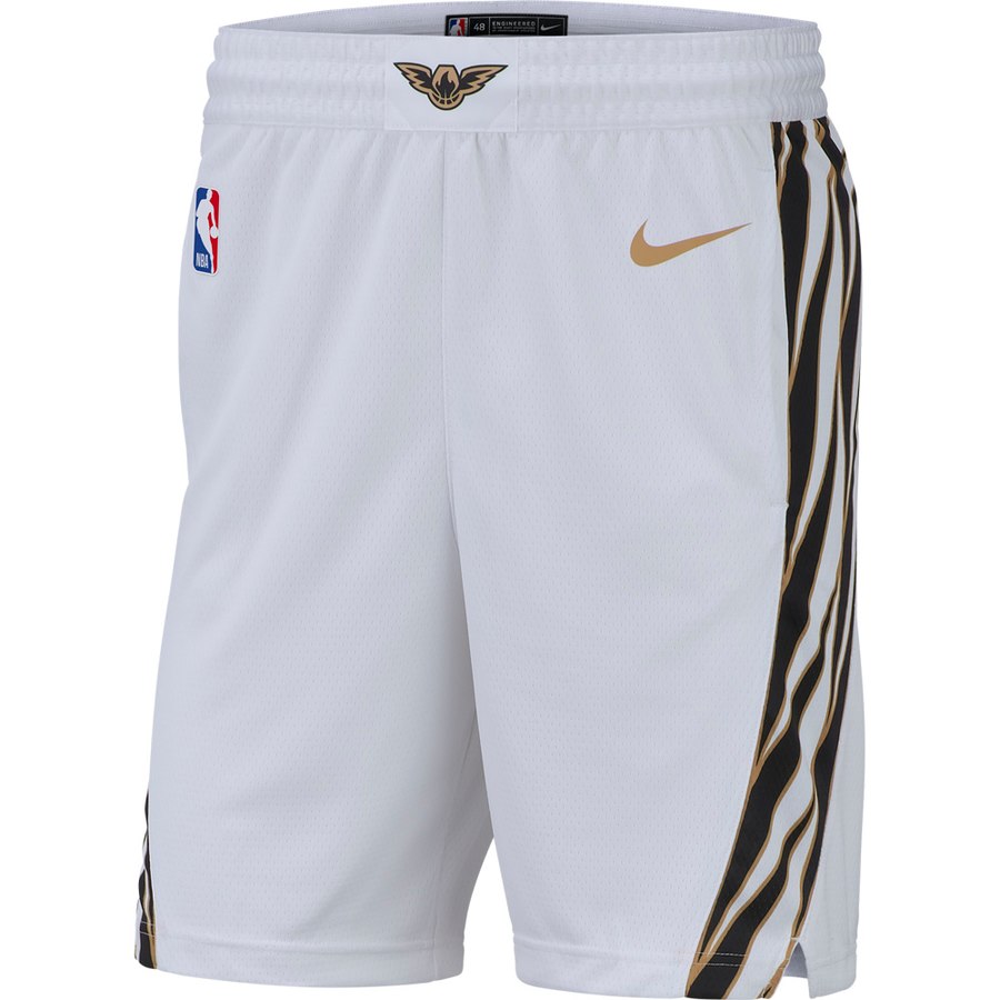 Atlanta Hawks Nike City Edition Swingman Performance Shorts White