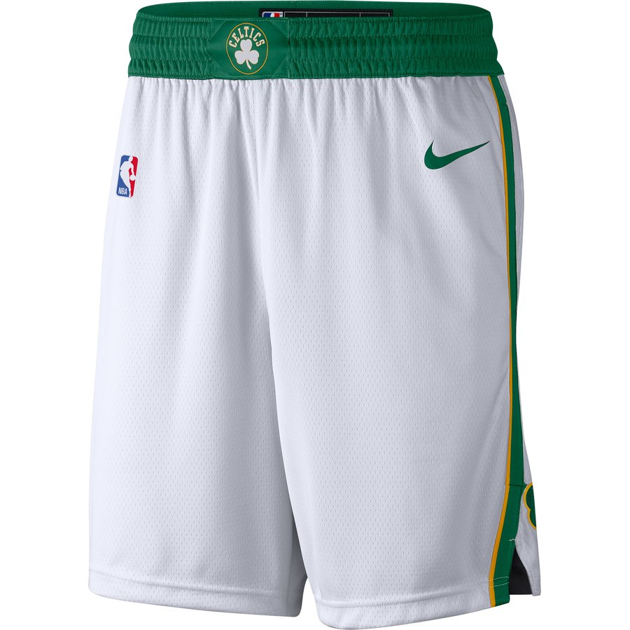 Boston Celtics Nike City Edition Swingman Performance Shorts White