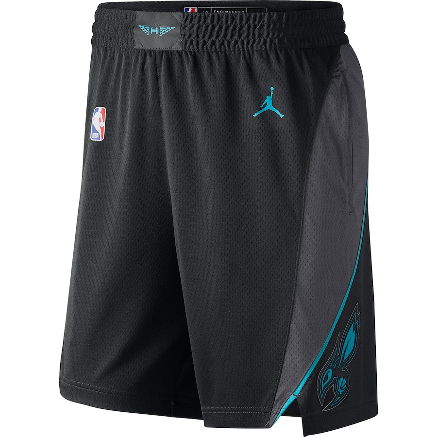 Charlotte Hornets Jordan Brand City Edition Swingman Performance Shorts Black